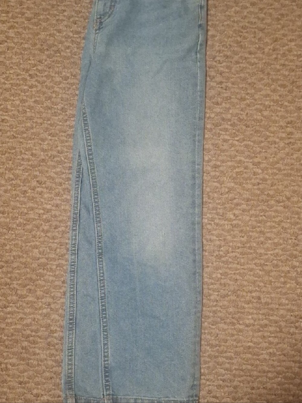 Old Navy Light Blue Straight Men's Jeans - Picture 3 of 4